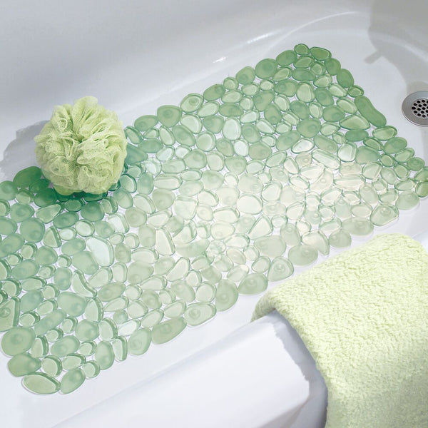 Idesign Pebblz Bath Mat Green