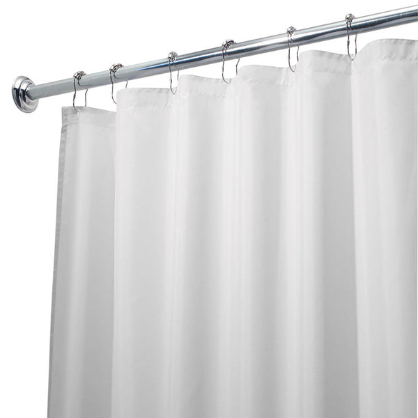 idesign iDesign Poly Shower Curtain or Liner 72" x 84" in White