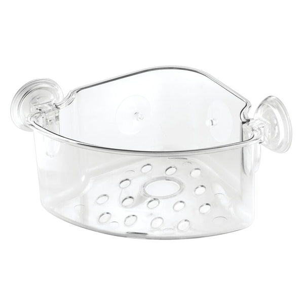Idesign Power Lock Corner Basket Clear