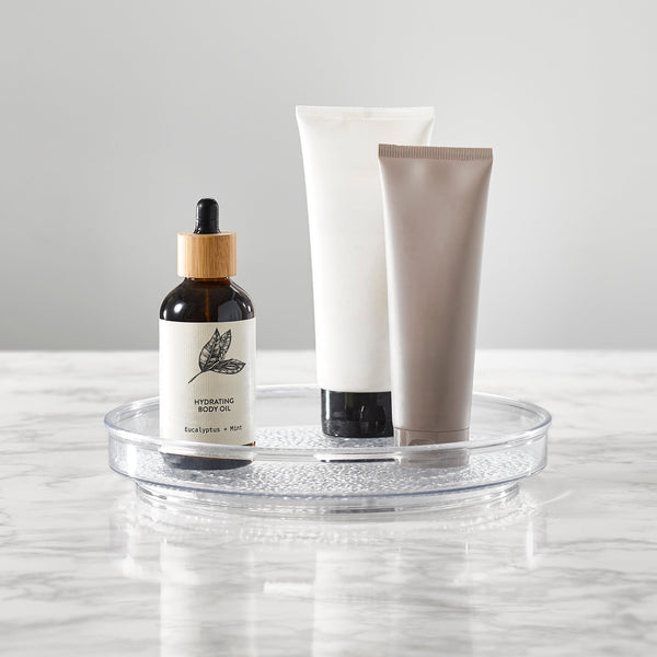 idesign Rain 9" Spinner Clear