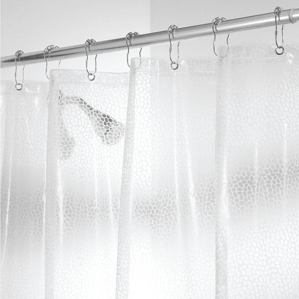 idesign iDesign Rain EVA Shower Curtain 72" x 72" in Clear