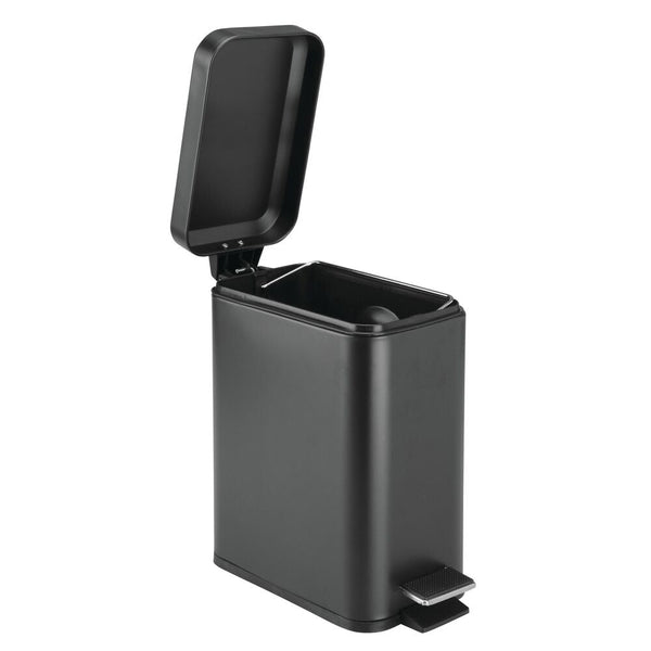 Idesign Rectangle Step Can 5L Black