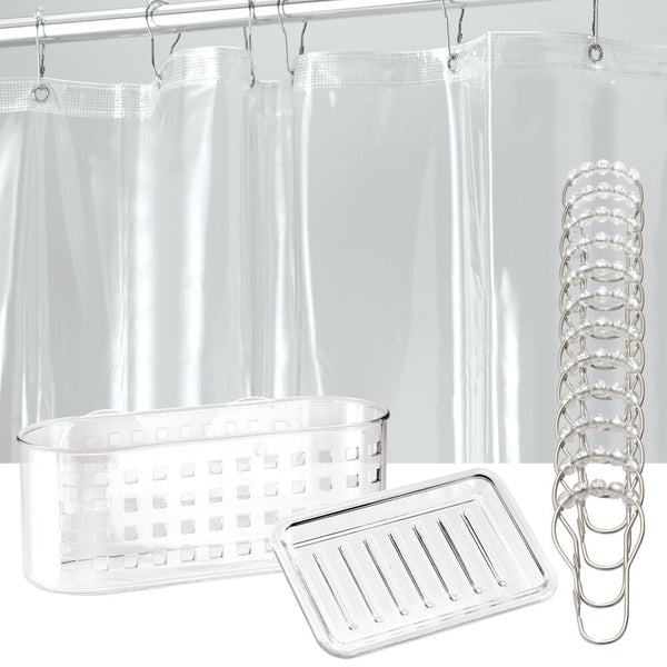 Idesign IDesign Royal Rectangular Soap Saver In Clear