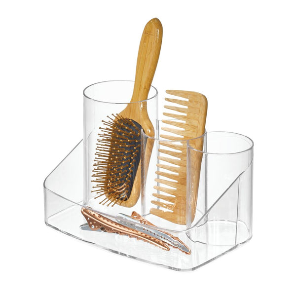 Idesign RPET Clarity Hair Care Center Clear