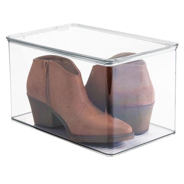 idesign RPET Closet Shoe Box- Pumps Clear