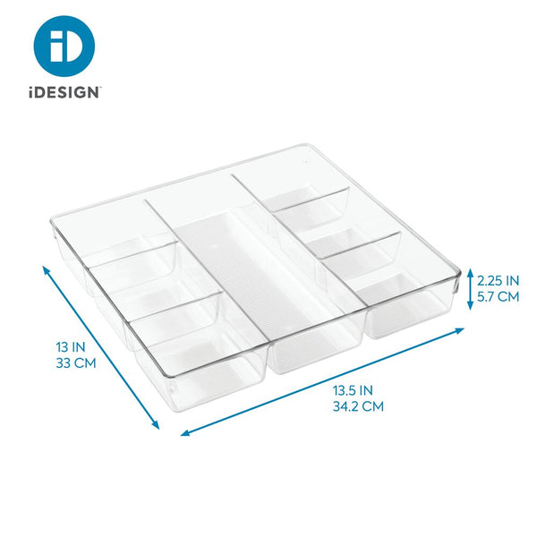 Idesign RPET Linus Dresser Organizer Clear