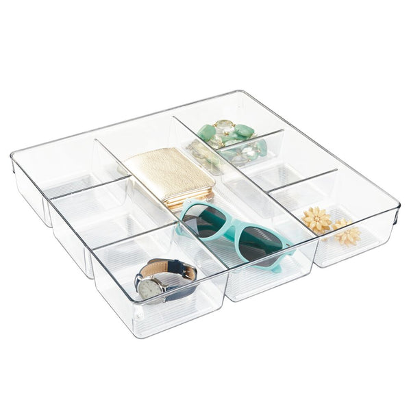 idesign RPET Linus Dresser Organizer Clear
