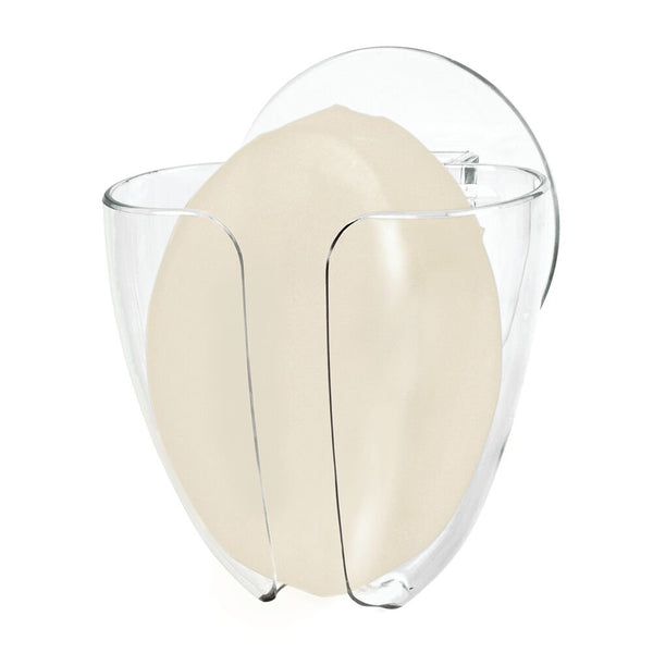 idesign iDesign Shower Suction Soap Holster in Clear