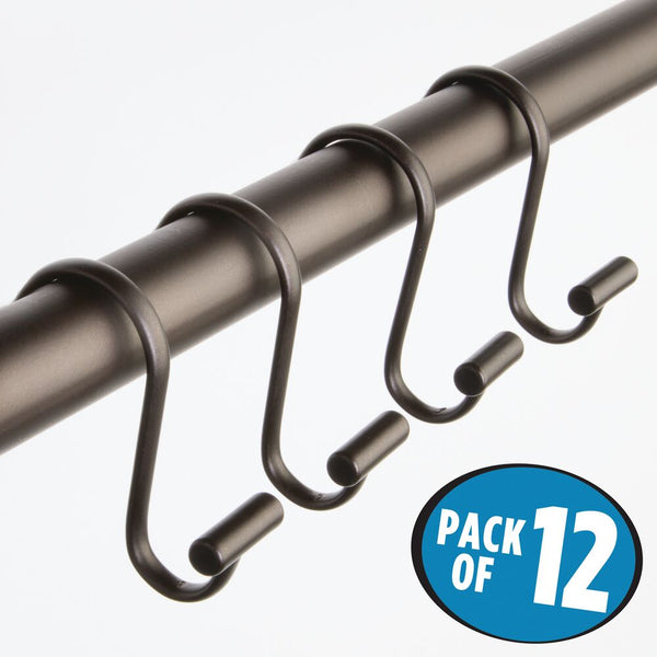 Idesign T-Bar Shower Hooks Set/12 Bronze