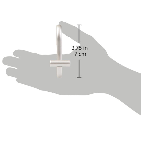 Idesign T-Bar Shower Hooks Set Of 12 Chrome