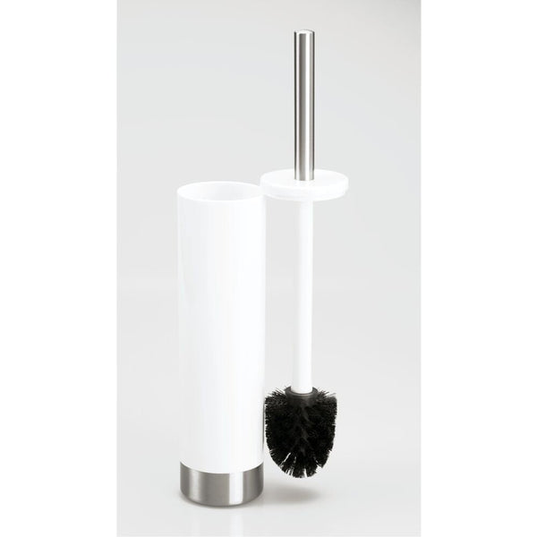 Idesign IDesign Toilet Brush In White And Brushed Stainless Steel