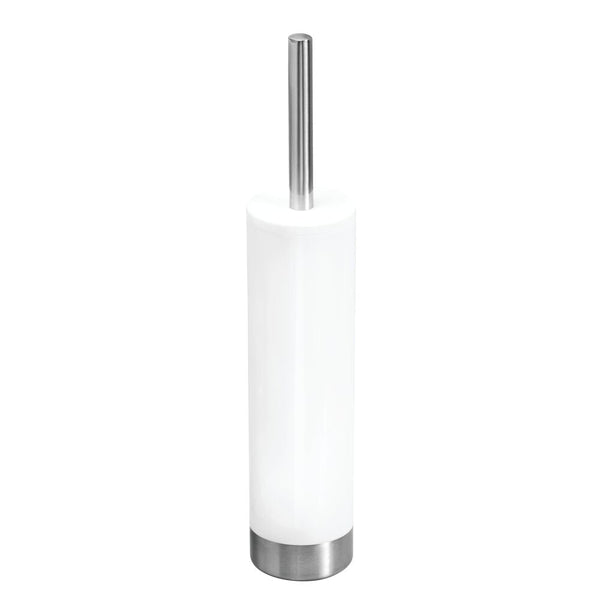 idesign iDesign Toilet Brush in White and Brushed Stainless Steel