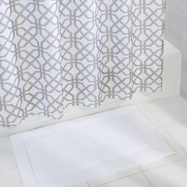 Idesign Trellis Shower Curtain Stone