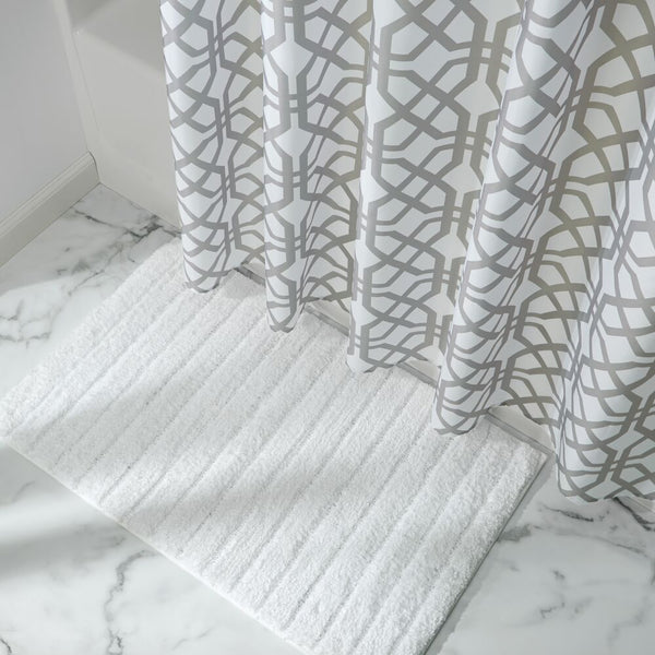 Idesign Trellis Shower Curtain Stone