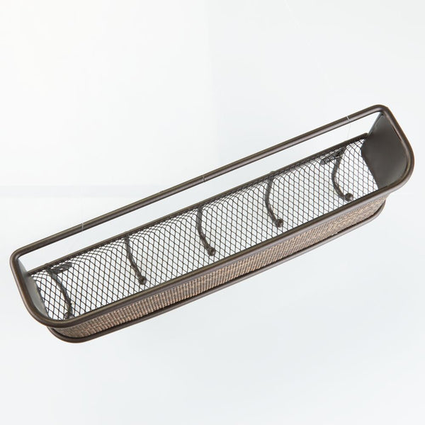 Idesign Twillo Wall Mount Mail & Key Rack Bronze