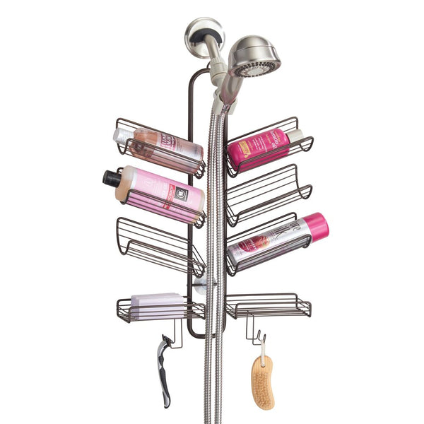 idesign Verona Hose Shower Caddy Bronze