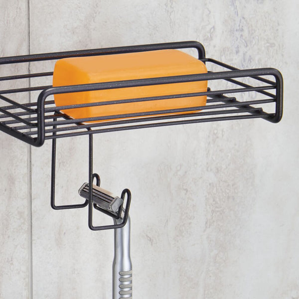 Idesign Verona Hose Shower Caddy Matte Black