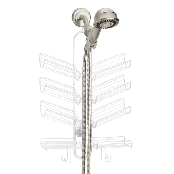 Idesign Verona Hose Shower Caddy White