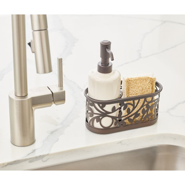 Idesign Vine Soap Pump Caddy Vanilla/Bronze