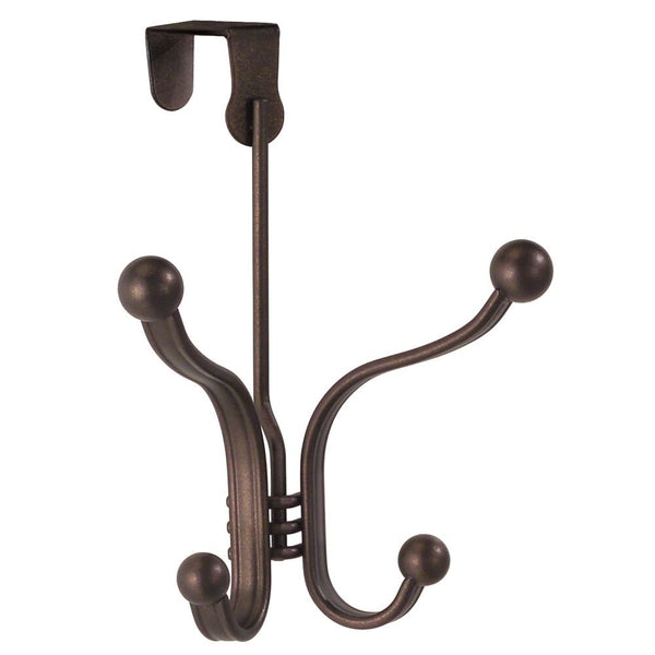 Idesign IDesign York Lyra Over The Door Quad Hook In Bronze