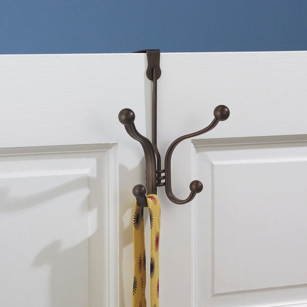 Idesign IDesign York Lyra Over The Door Quad Hook In Bronze