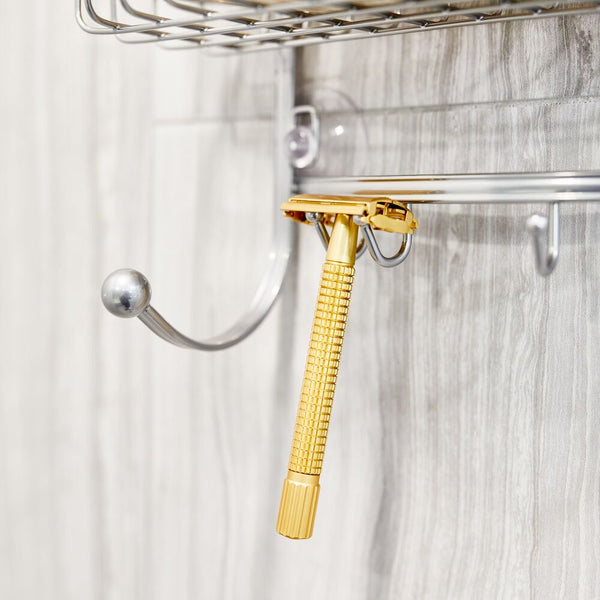 Idesign York Lyra Shower Caddy Silver