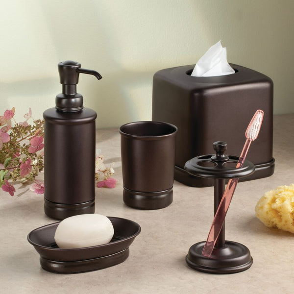 Idesign York Toothbrush Stand Bronze