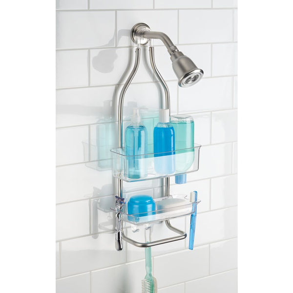 Idesign Zia Shower Caddy Clear