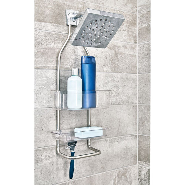 Idesign Zia Shower Caddy Clear