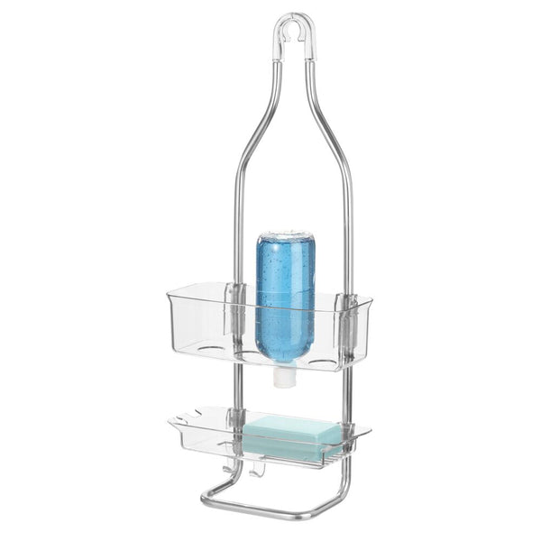 idesign Zia Shower Caddy Clear