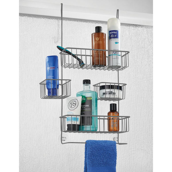 Idesign Metalo Over Door Shower Caddy Polished Chrome