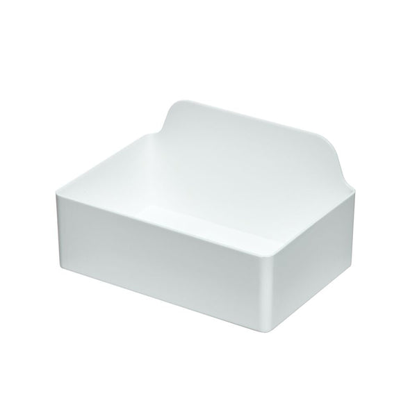 idesign Signature Series Collection In-Drawer Cosmetic Organizer Bin White