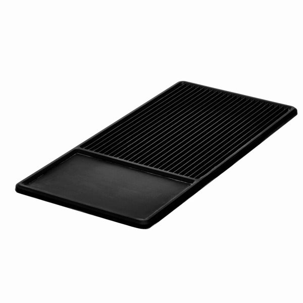 Idesign Signature Series Heat-Resistant Silicone Mat For Cosmetic Drawer Organizers Black