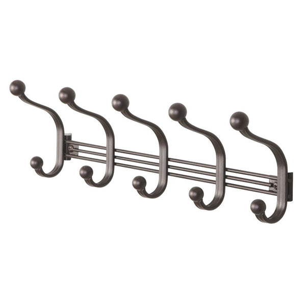 Idesign York Lyra Wall Mount Or Over Door Rack 5 Bronze
