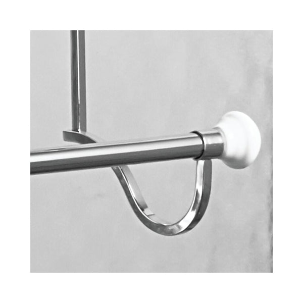 Idesign York Over Shower Door Towel Rack 3 White/Chrome