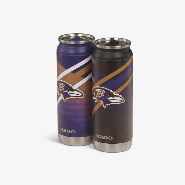 Igloo Baltimore Ravens Home & Away 16 Oz Can 2-Pack Default Title