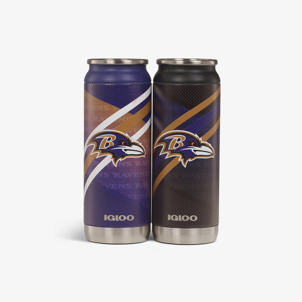 igloo Baltimore Ravens Home & Away 16 Oz Can 2-Pack Default Title