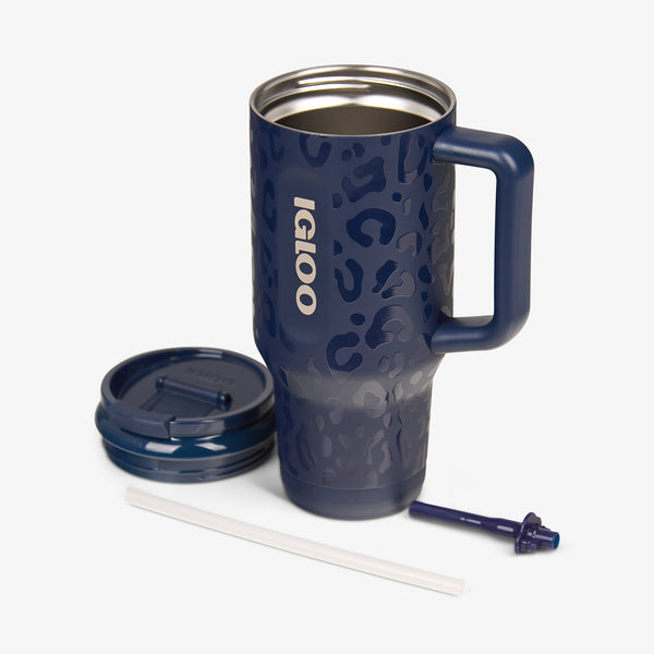 Igloo Dallas Cowboys 32 Oz Leopard Flip ‘n’ Sip Travel Mug Default Title