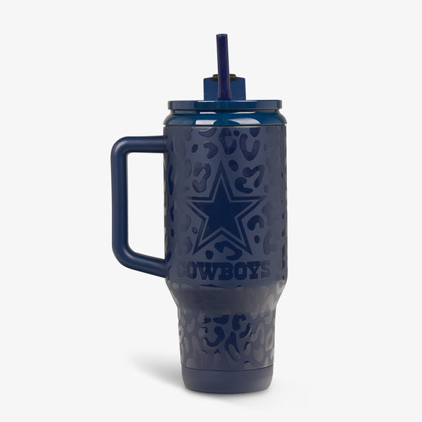 igloo Dallas Cowboys 32 Oz Leopard Flip ‘n’ Sip Travel Mug Default Title