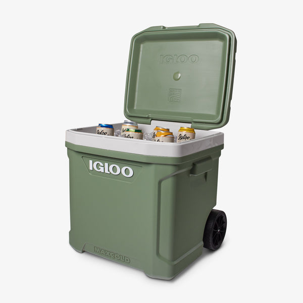 Igloo ECOCOOL Latitude 60 Qt Roller Cooler Default Title