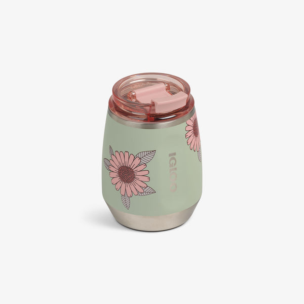 Igloo Floral 10 Oz Wine Tumbler Sage