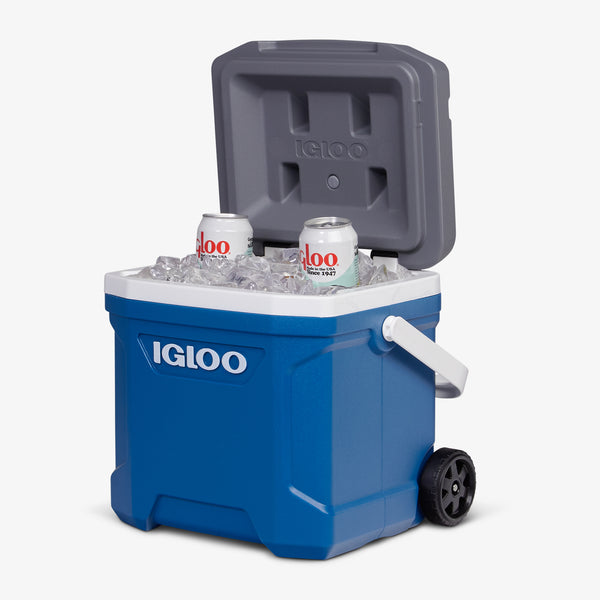 Igloo Latitude 16 Qt Roller Cooler Blue