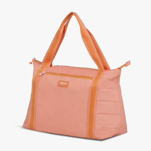 Igloo Packable Puffer 20-Can Cooler Bag Apricot