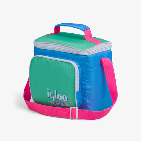Igloo Retro Square Lunch Bag Carolina Blue