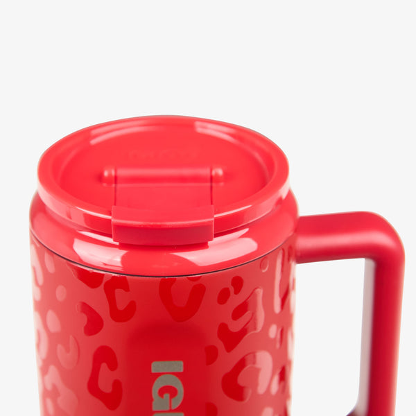 Igloo Kansas City Chiefs 32 Oz Leopard Flip ‘n’ Sip Travel Mug Default Title
