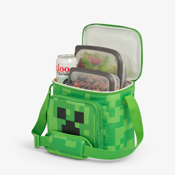 Igloo Minecraft Creeper Square Lunch Cooler Bag Default Title