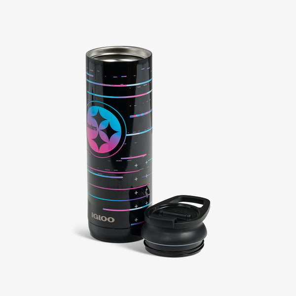 Igloo NFL Neon Pittsburgh Steelers 20 Oz Flip ‘n’ Sip Tumbler Default Title