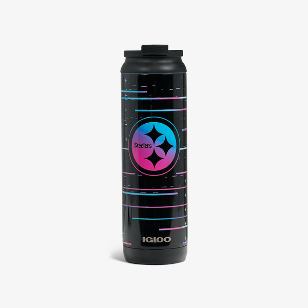 igloo NFL Neon Pittsburgh Steelers 20 Oz Flip ‘n’ Sip Tumbler Default Title