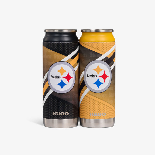 igloo Pittsburgh Steelers Home & Away 16 Oz Can 2-Pack Default Title
