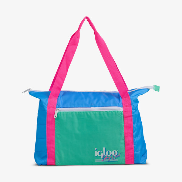 igloo Retro Packable Puffer 20-Can Cooler Bag Carolina Blue